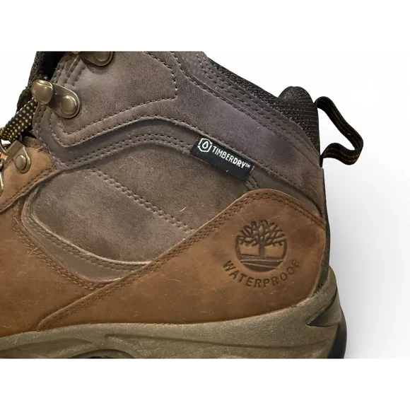 Timberland Men's Mt. Maddsen Waterproof Hiking Boot Sz 9.5W Dark Brown - Picture 5 of 9